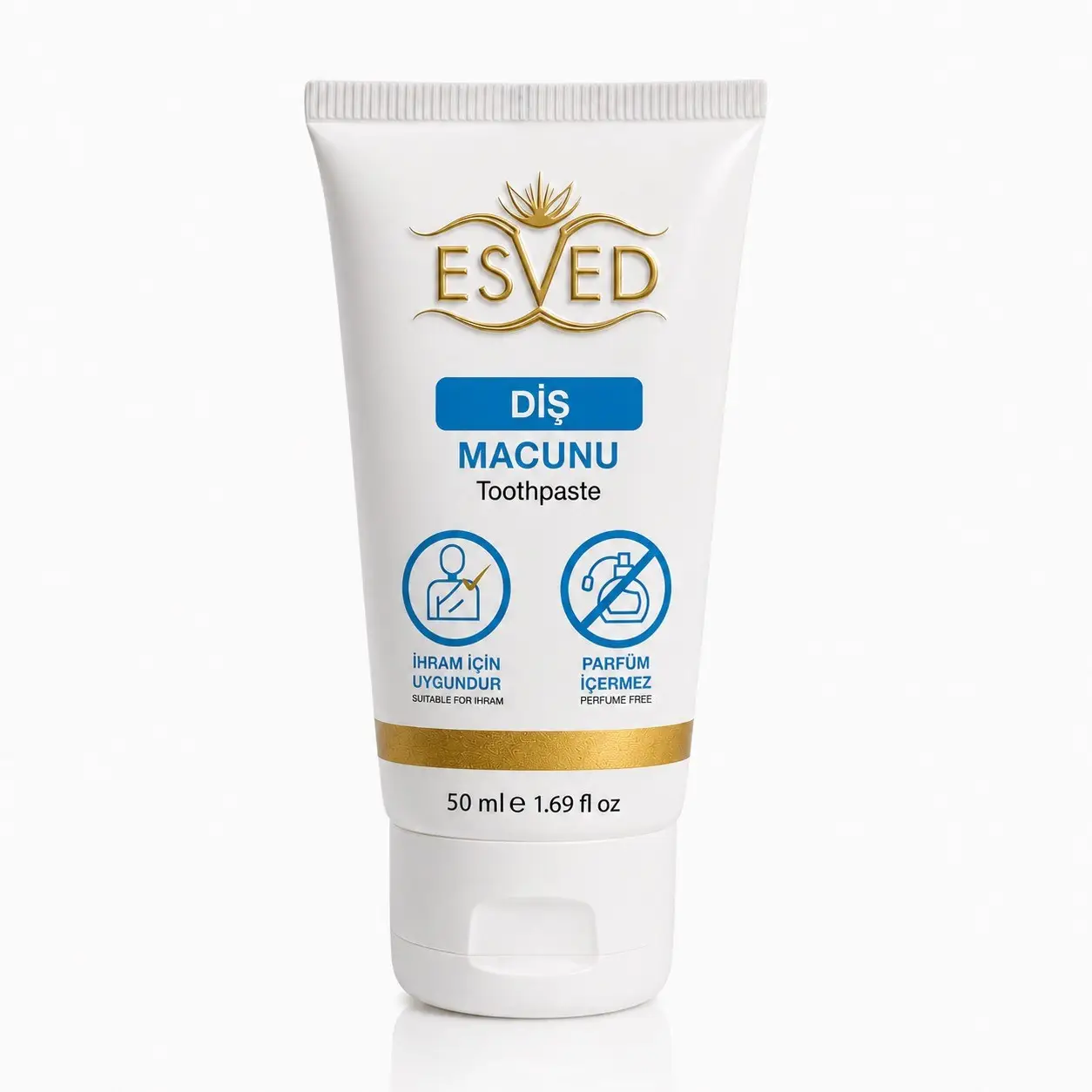 Esved Kokusuz ve Alkolsüz Diş Macunu 50 ML Tüp