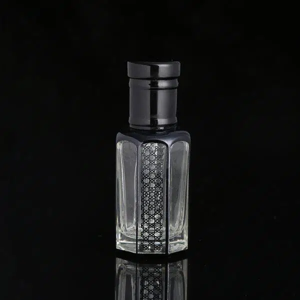 3ml Rollon Cam Parfüm Şişesi Black ERB114-3ML-B