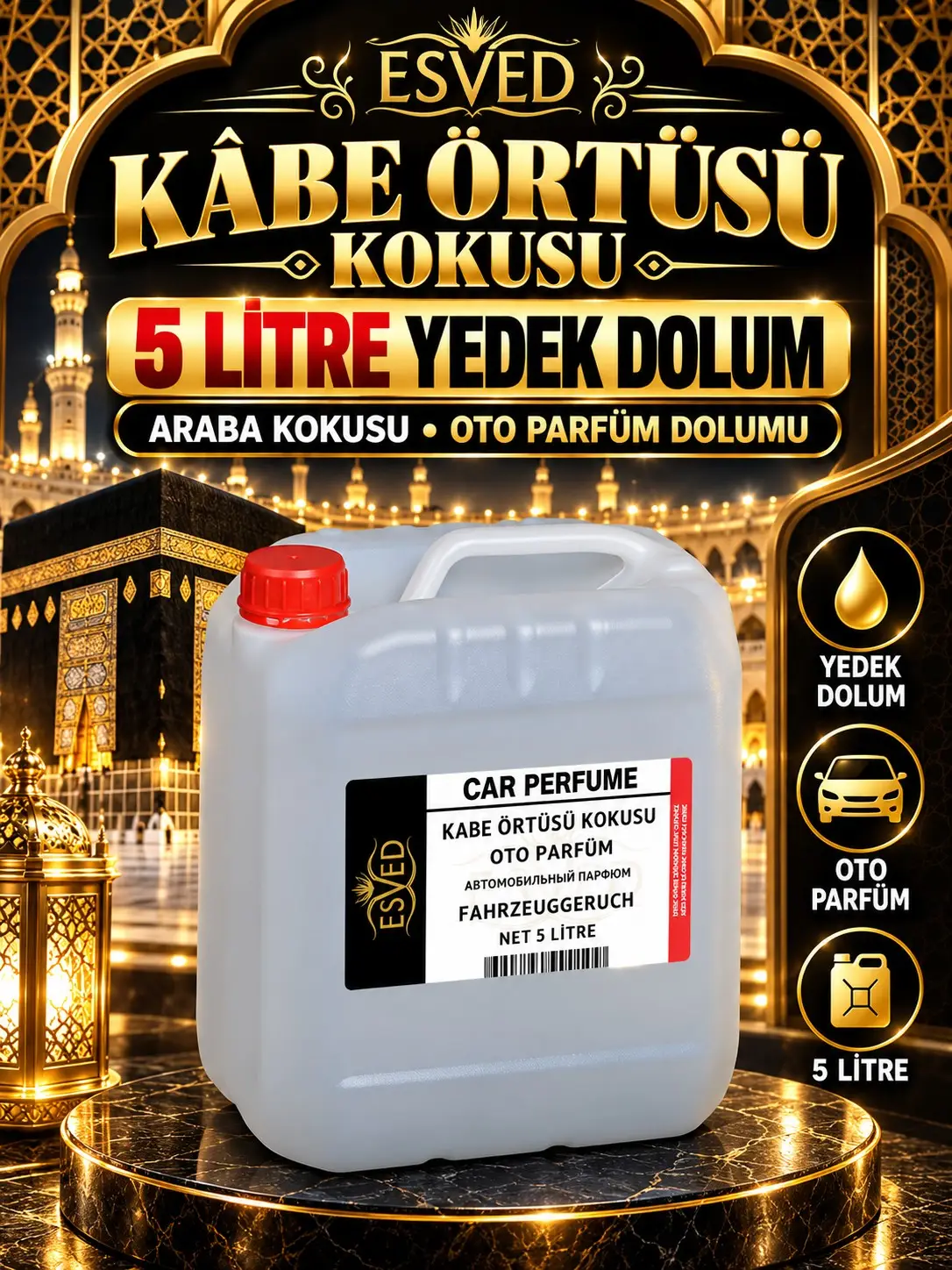 Ahududu Kokusu Araba Kokusu, Oto Parfüm 5 Litre Ahududu Kokusu Araba Kokusu, Oto Parfüm 5 Litre