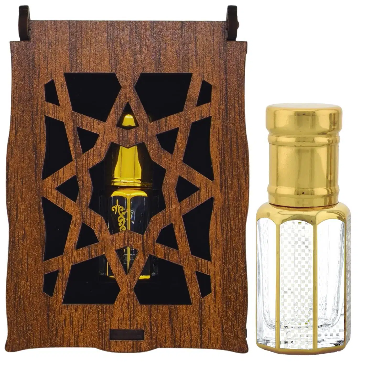 Beyaz Misk Kokusu 3 Ml Premium Esans Cam Şişesinde Roll-on Hediyelik Ahşap Kutulu