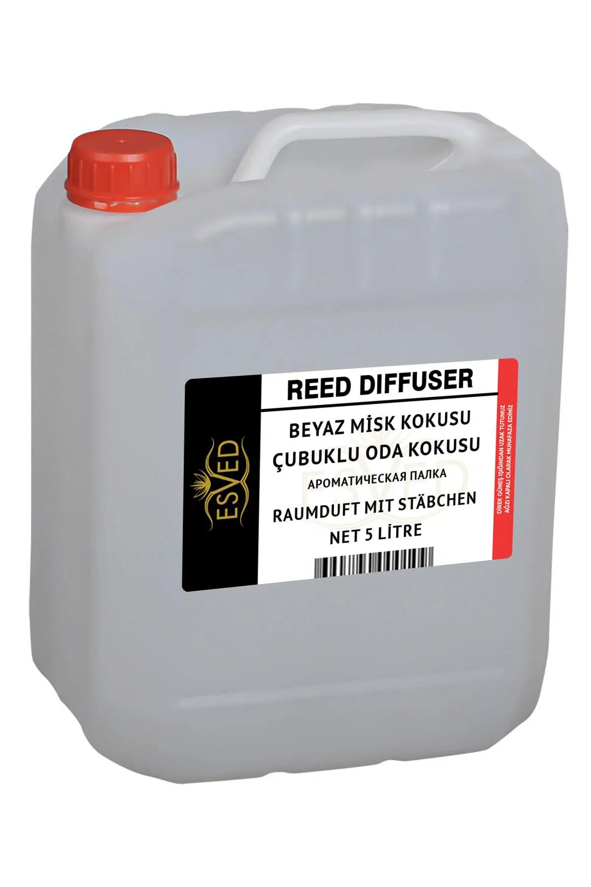 Beyaz Misk Kokusu Çubuklu Oda Kokusu Yedeği 5 Litre