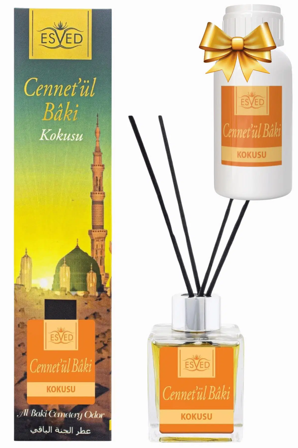 Cennetül Baki Kokusu 100 Ml Çubuklu Oda Kokusu Yedek Dolum Şişesi Hediyeli Cennetül Baki Kokusu 100 Ml Çubuklu Oda Kokusu Yedek Dolum Şişesi Hediyeli
