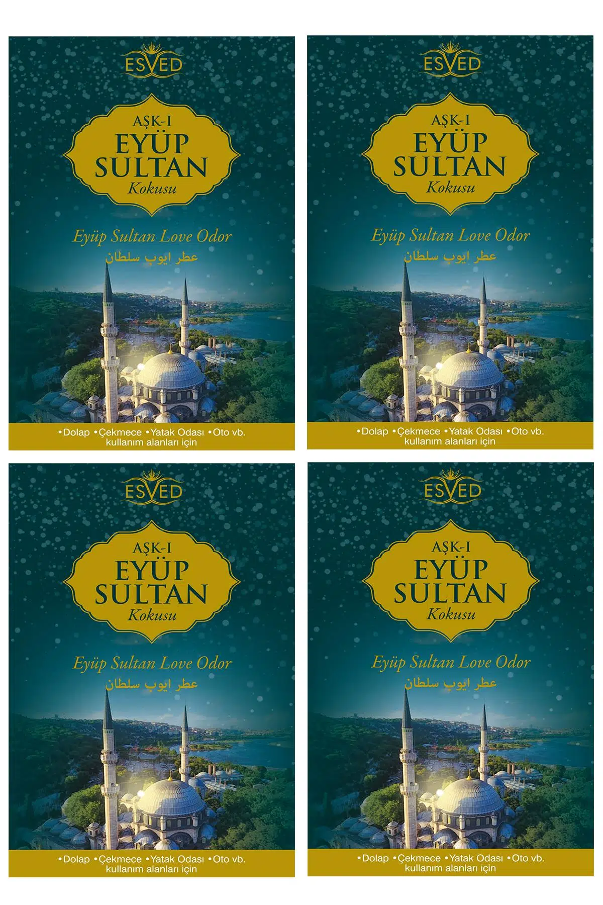 Dolap Ve Çekmece Kokusu Eyüp Sultan Kokusu - 4 Adet