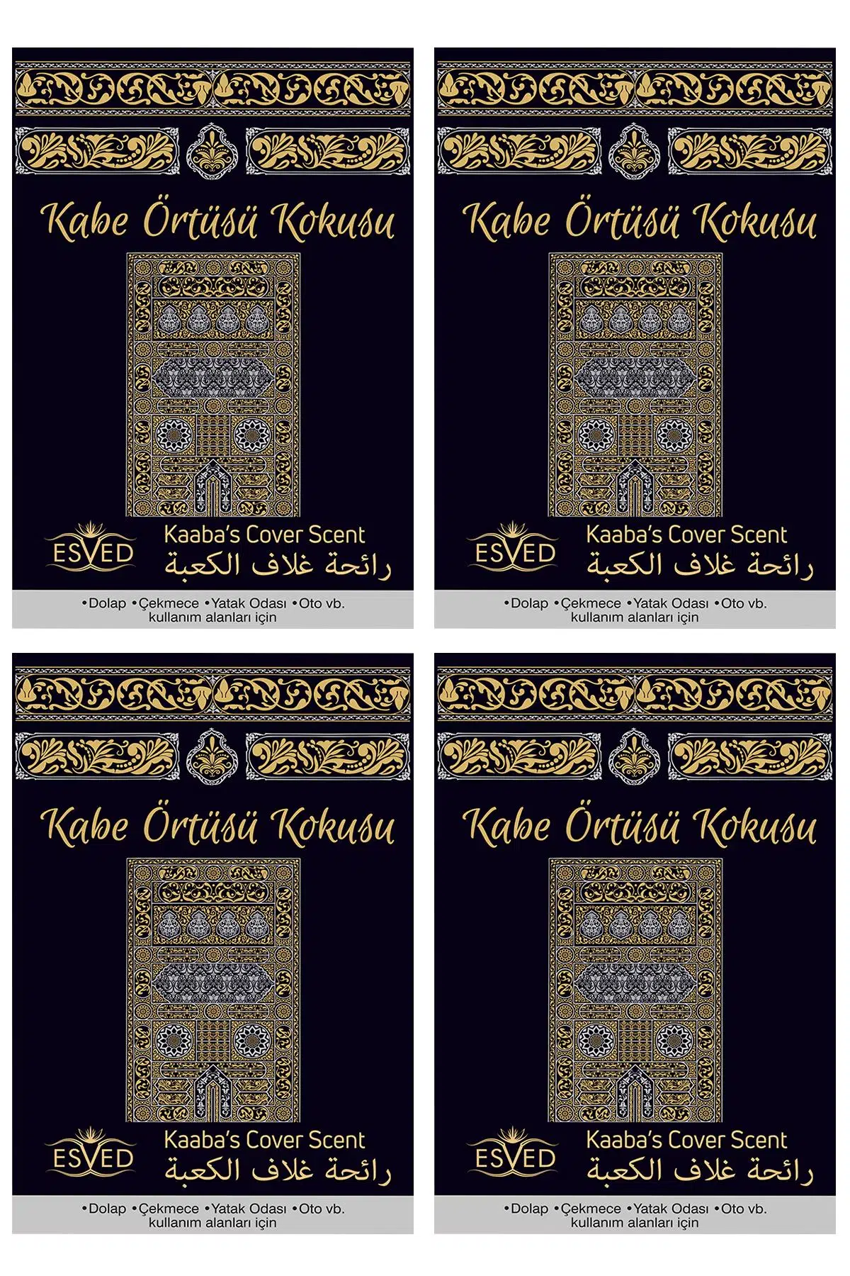 Dolap Ve Çekmece Kokusu Kabe Örtüsü Kokusu - 4 Adet