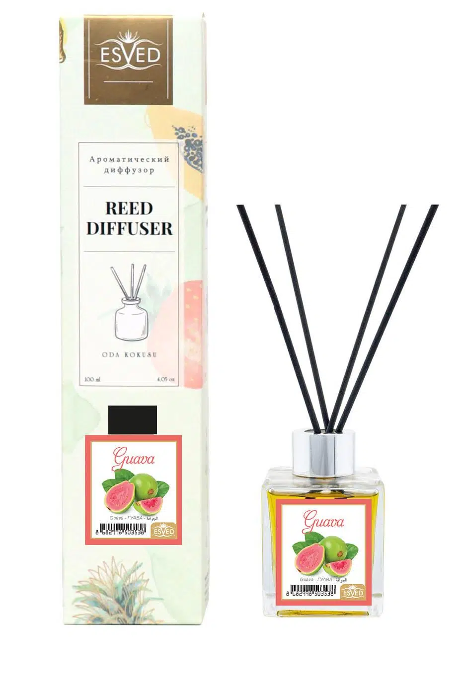 Guava Kokusu 100 Ml Çubuklu Oda Kokusu Yedek Dolum Şişesi Hediyeli Guava Kokusu 100 Ml Çubuklu Oda Kokusu Yedek Dolum Şişesi Hediyeli