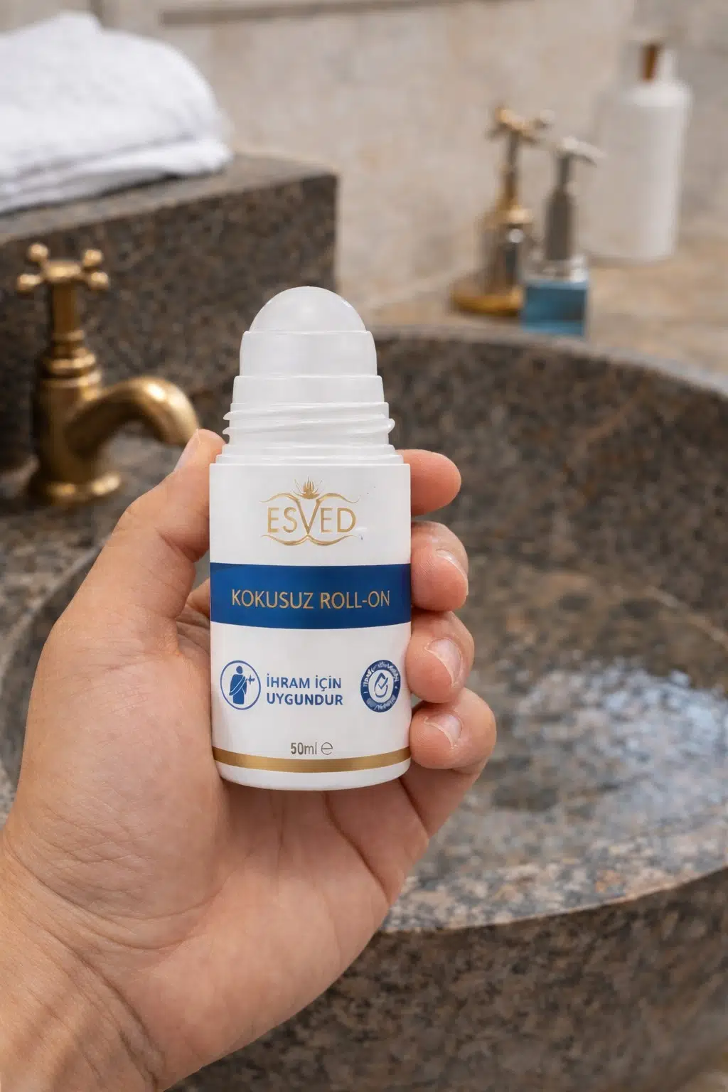 Hac ve Umre için Kokusuz Roll on 50 ml. ihrama uygundur.