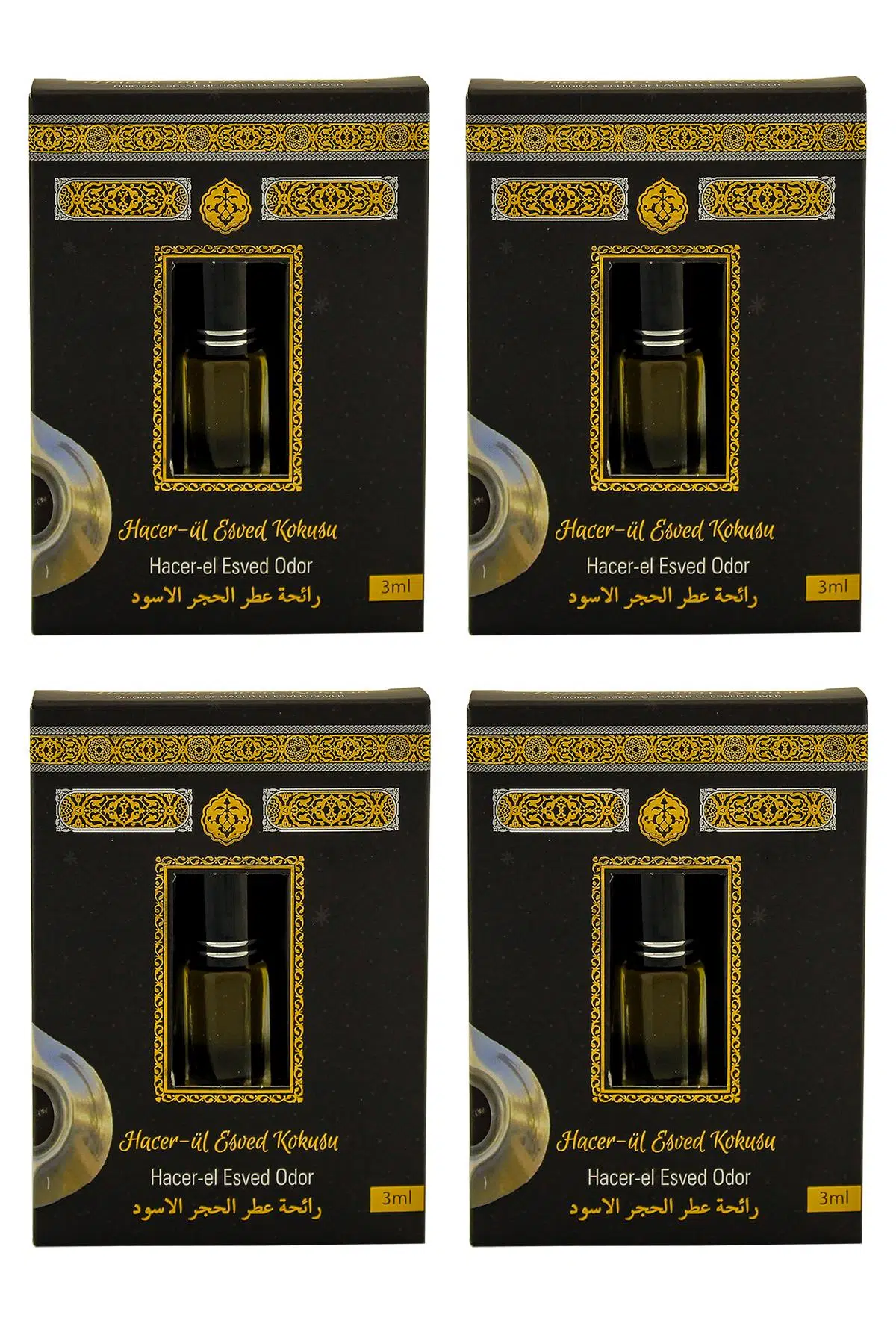 Hacerül Esved Kokusu Alkolsüz Esans 3ml 4 Adet