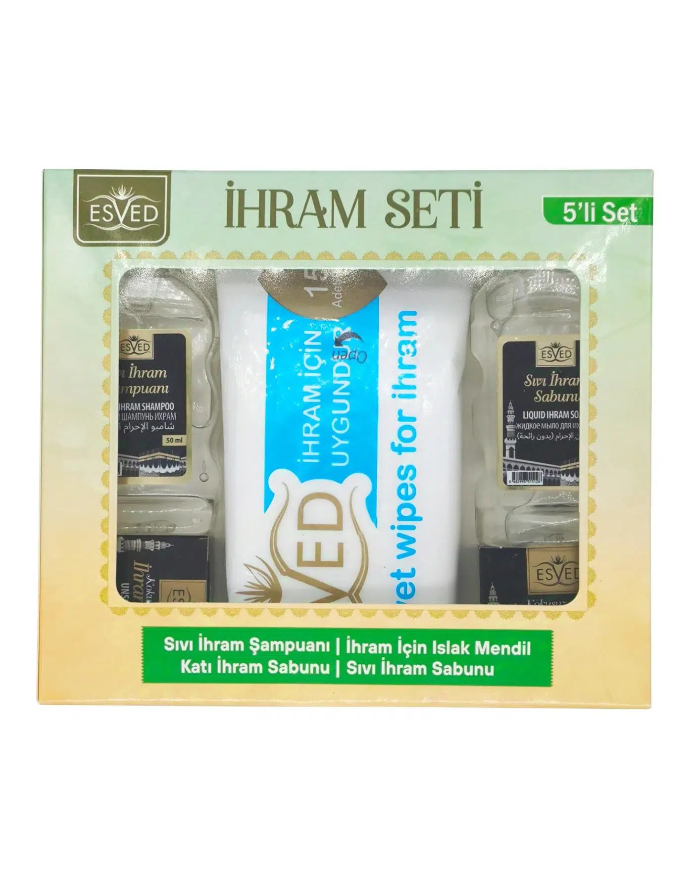 İhram Seti 5’li – Kokusuz Hijyen Seti (Hac ve Umre İçin Özel) İhram Seti 5’li – Kokusuz Hijyen Seti (Hac ve Umre İçin Özel)