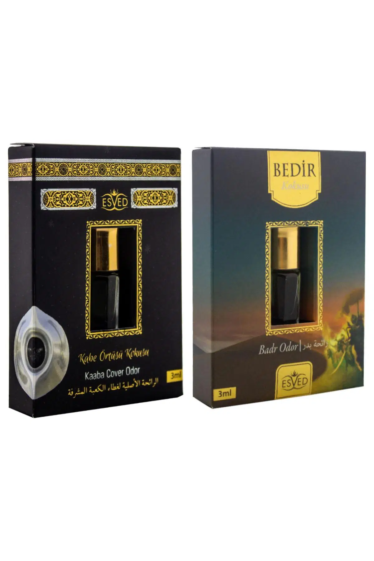 Kabe Örtüsü Kokusu Ve Bedir Kokusu Alkolsüz Esans 3Ml