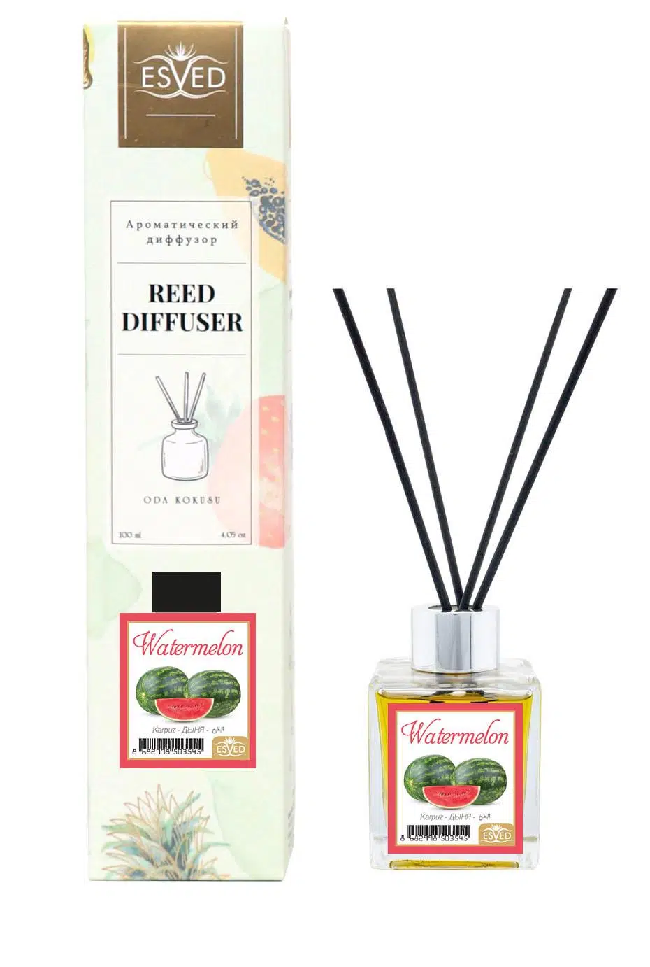 Karpuz Kokusu 100 Ml Çubuklu Oda Kokusu Yedek Dolum Şişesi Hediyeli Karpuz Kokusu 100 Ml Çubuklu Oda Kokusu Yedek Dolum Şişesi Hediyeli