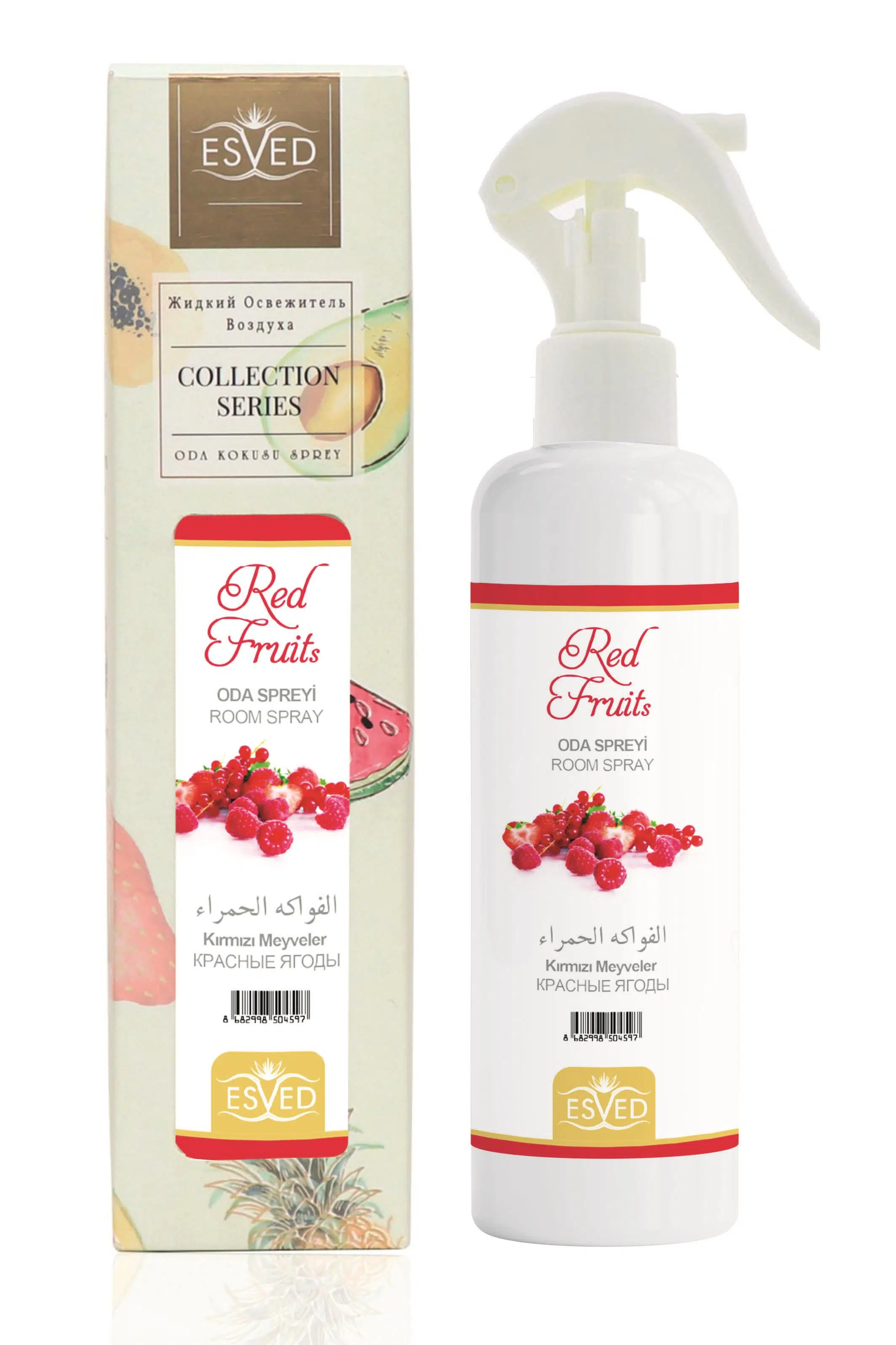 Kırmızı Meyveler Kokusu Sprey 400Ml.