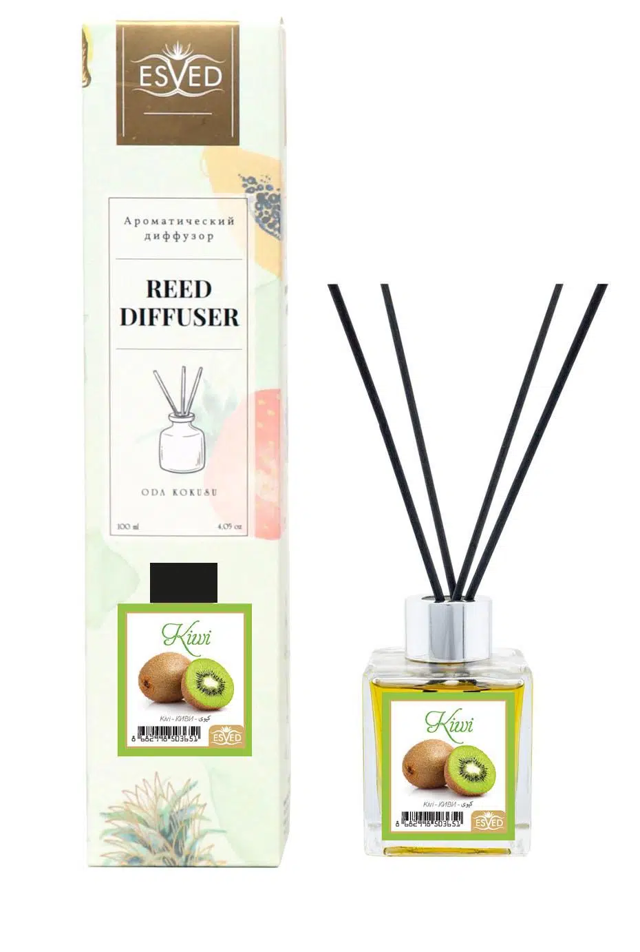 Kivi Kokusu 100 Ml Çubuklu Oda Kokusu Yedek Dolum Şişesi Hediyeli Kivi Kokusu 100 Ml Çubuklu Oda Kokusu Yedek Dolum Şişesi Hediyeli