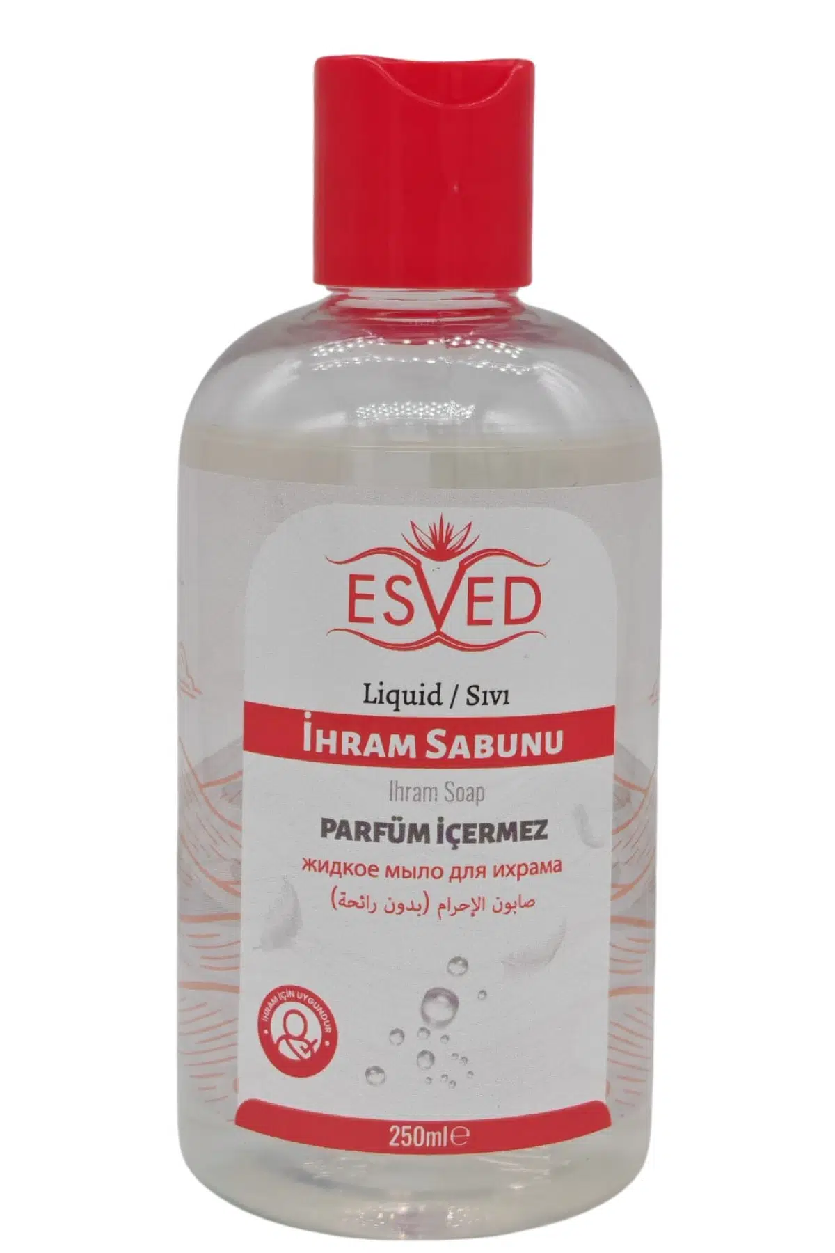 Kokusuz Sıvı Sabun Kokusuz İhram Sabunu Kokusuz Sabun Hac ve Umre İçin Kokusuz Sabun 250 ml.