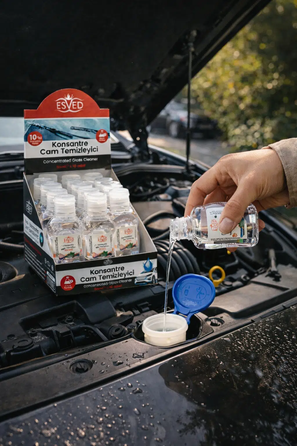Konsantre Cam Temizleme Sabunu Japon Kiraz Çiçeği Parfümlü 50 ml 10 adet Konsantre Cam Temizleme Sabunu Japon Kiraz Çiçeği Parfümlü 50 ml 10 adet