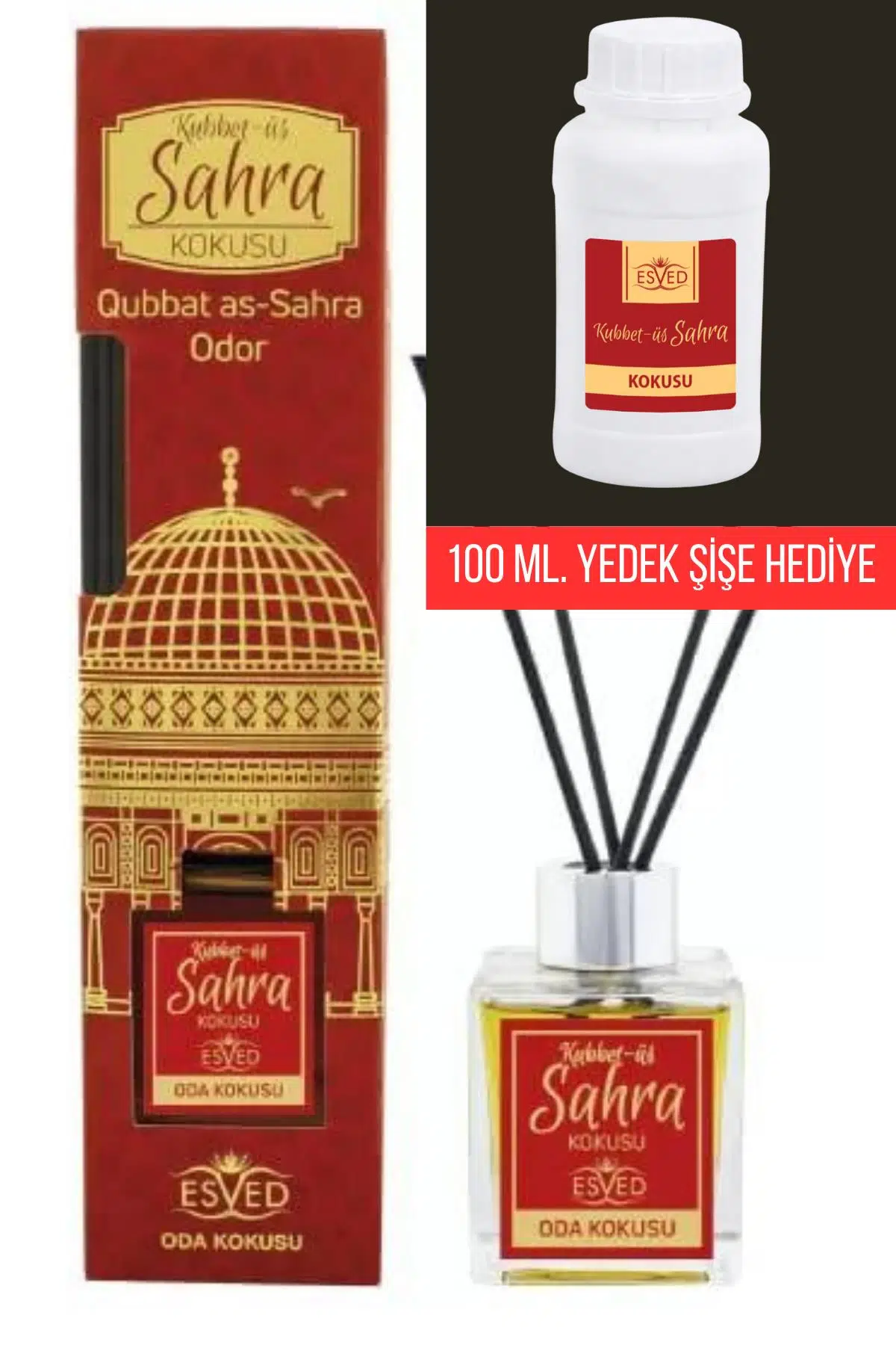 Kubbetüs Sahra Kokusu 100 Ml Çubuklu Oda Kokusu Kubbetüs Sahra 100 ml. yedek dolum şişesi hediyeli Kubbetüs Sahra Kokusu 100 Ml Çubuklu Oda Kokusu Kubbetüs Sahra 100 ml. yedek dolum şişesi hediyeli