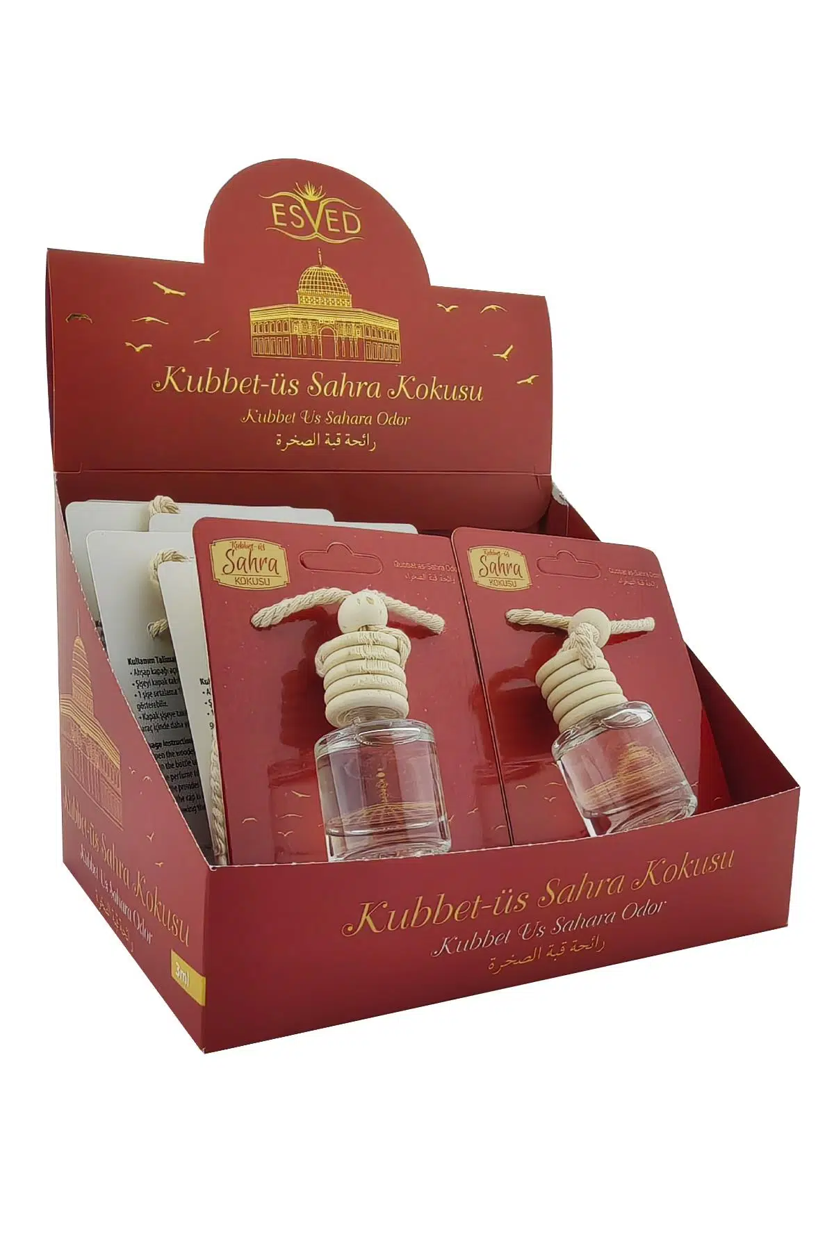 Kubbetüs Sahra Kokusu Araba Kokusu 8Ml 12li
