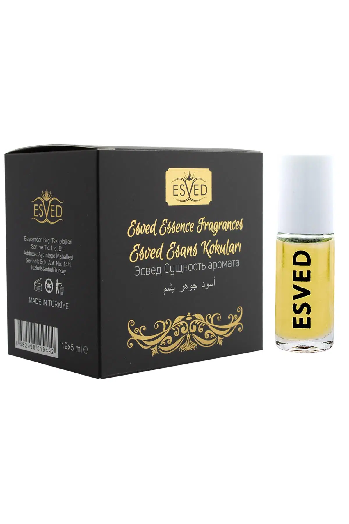 Kubbetüs Sahra Kokusu Parfüm Esansı Alkolsüz Esans 5Ml. 12'li Paket