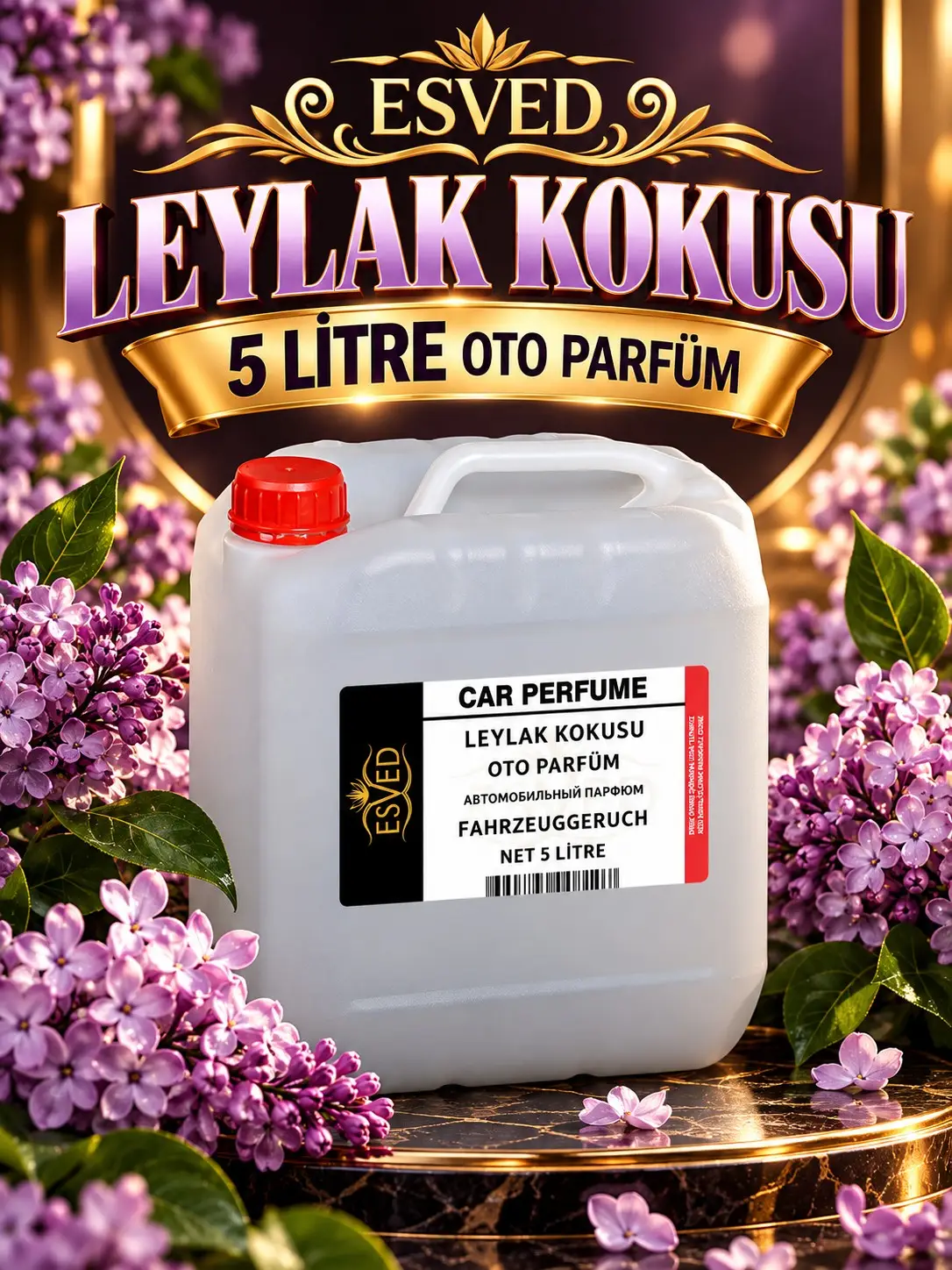 Leylak Kokusu Araba Kokusu, Oto Parfüm 5 Litre
