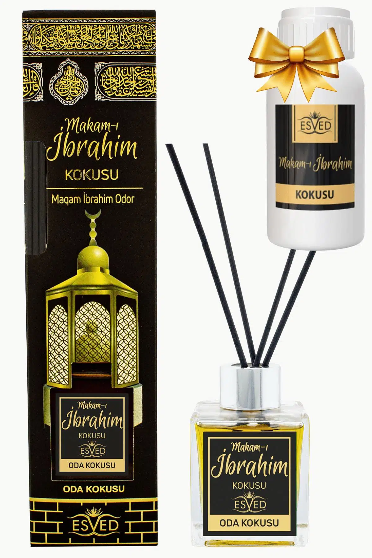 Makamı İbrahim Kokusu 100 Ml Çubuklu Oda Kokusu Yedek Dolum Şişesi Hediyeli Makamı İbrahim Kokusu 100 Ml Çubuklu Oda Kokusu Yedek Dolum Şişesi Hediyeli