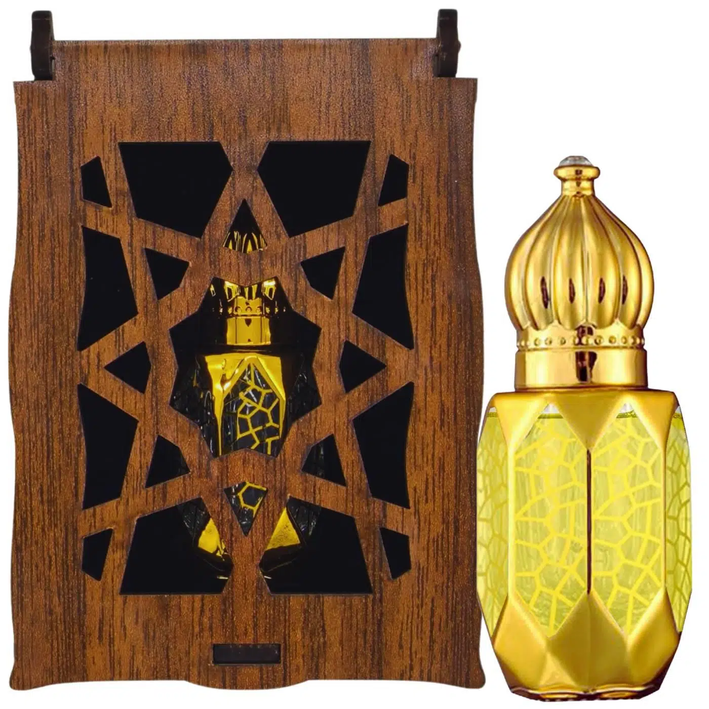 Makamı İbrahim Kokusu 8 Ml Premium Esans Cam Şişesinde Roll-on Hediyelik Ahşap Kutulu