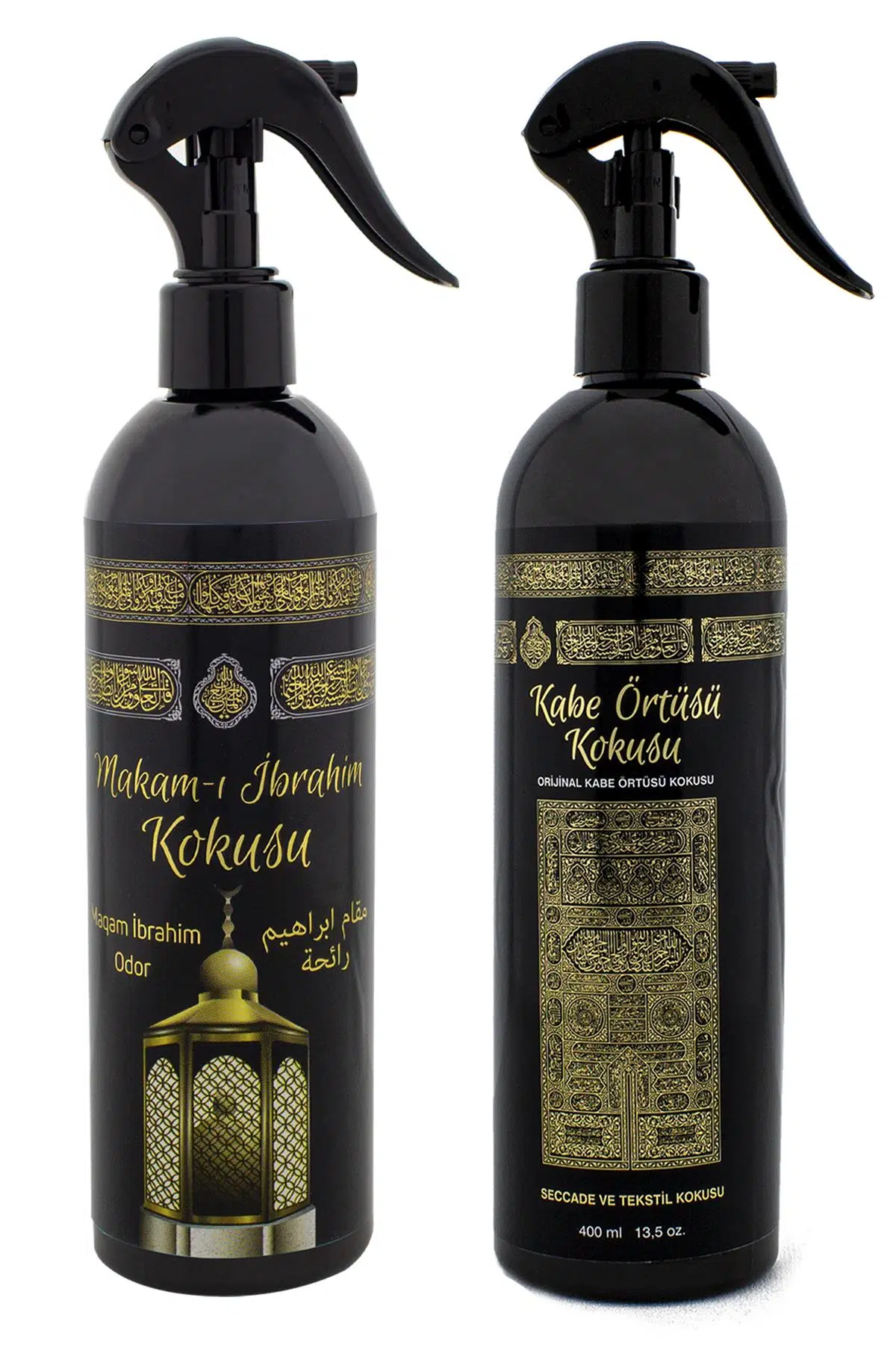 Makamı İbrahim Ve Kabe Örtüsü Kokusu Sprey 400 Ml. Siyah Makamı İbrahim Ve Kabe Örtüsü Kokusu Sprey 400 Ml. Siyah