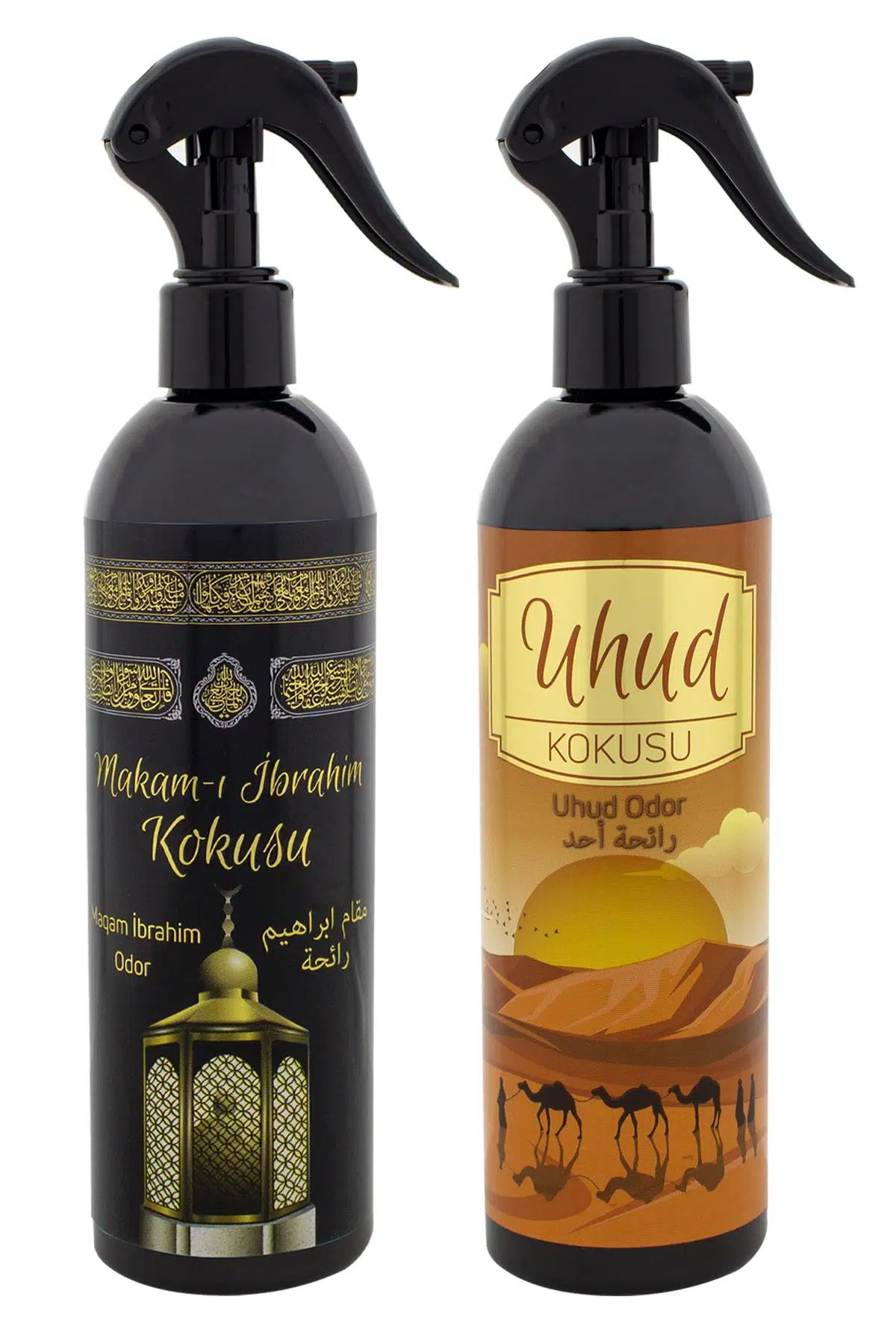 Makamı İbrahim Ve Uhud Kokusu Sprey 400 Ml. Siyah Makamı İbrahim Ve Uhud Kokusu Sprey 400 Ml. Siyah