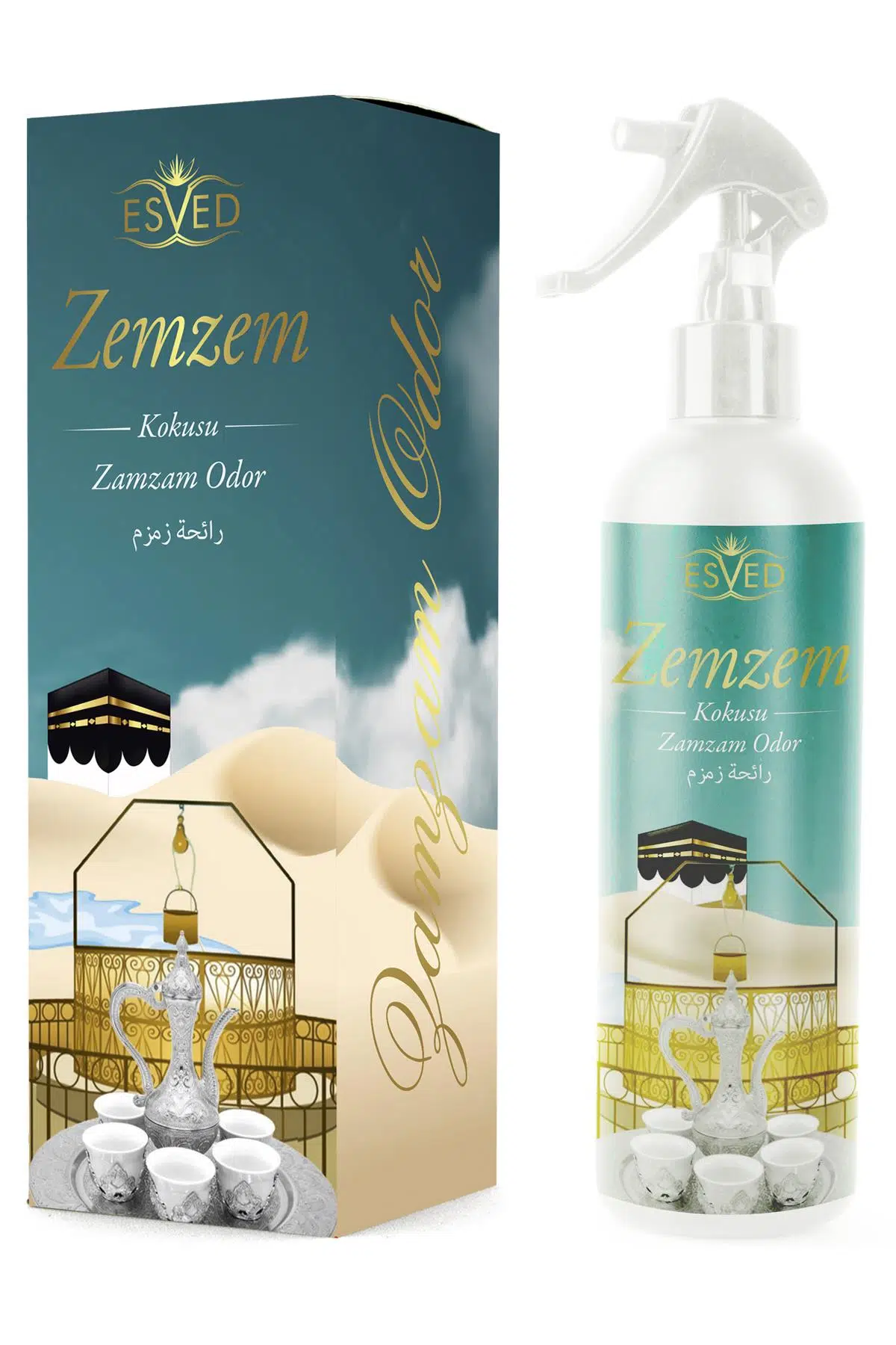 Medine Ravza Ve Zemzem Kokusu Sprey 400 Ml. Medine Ravza Ve Zemzem Kokusu Sprey 400 Ml.