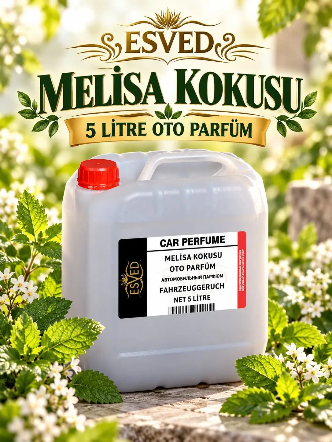 Melisa Kokusu Araba Kokusu, Oto Parfüm 5 Litre