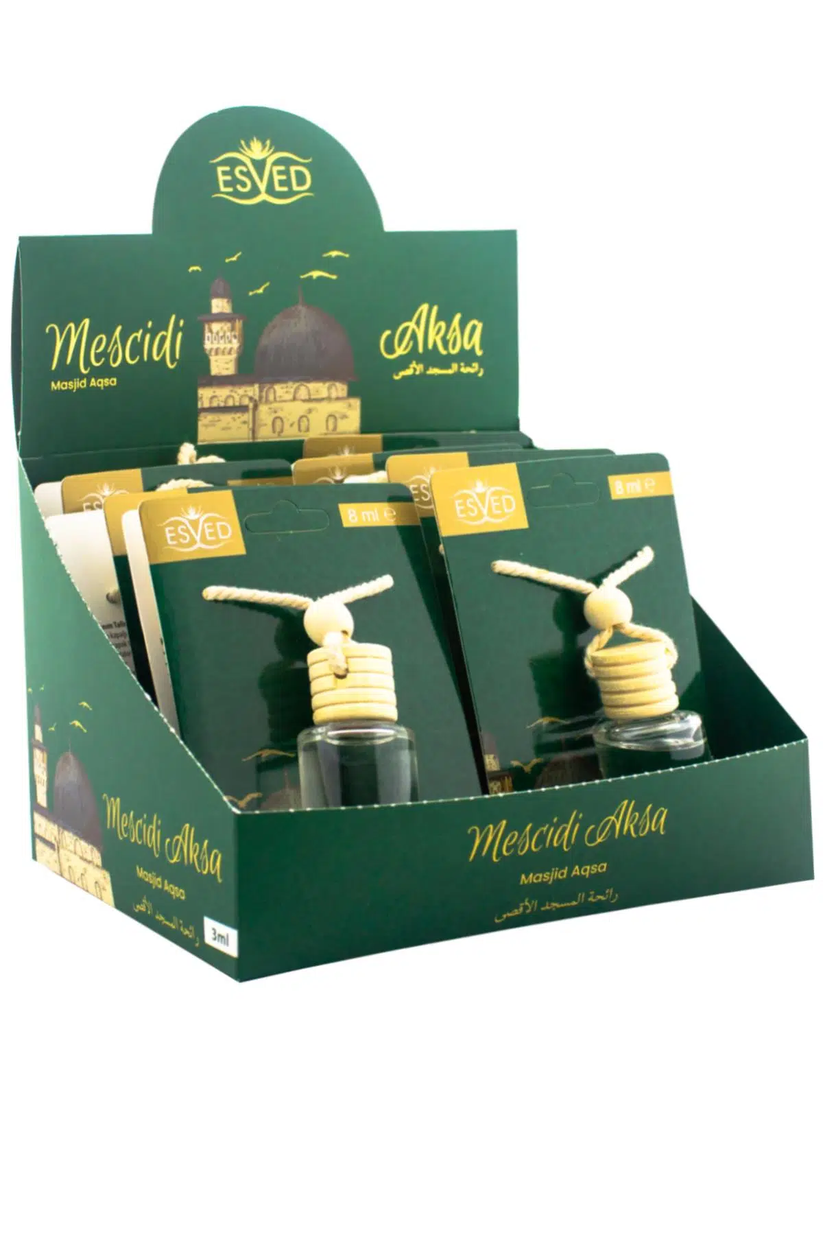 Mescidi Aksa Kokusu Araba Kokusu 8Ml 12li