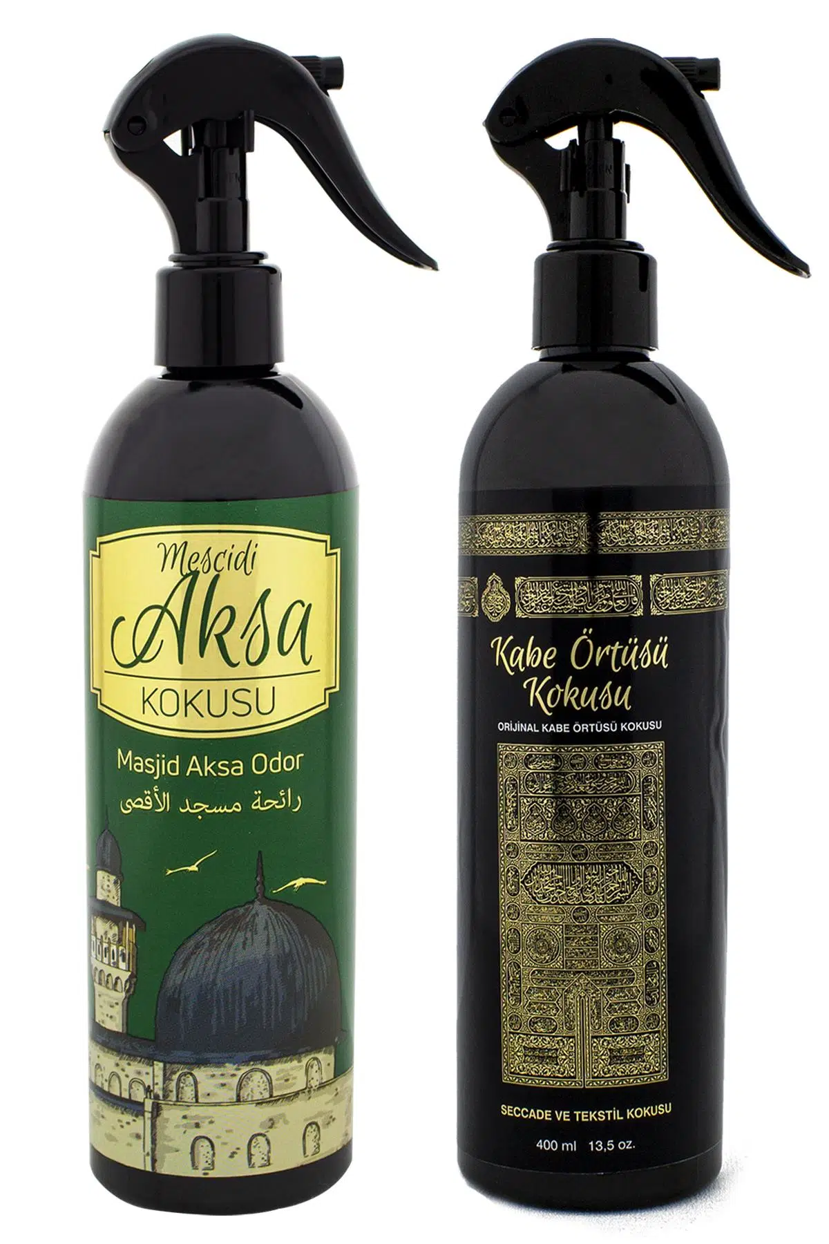 Mescidi Aksa Ve Kabe Örtüsü Kokusu Sprey 400 Ml. Siyah Mescidi Aksa Ve Kabe Örtüsü Kokusu Sprey 400 Ml. Siyah