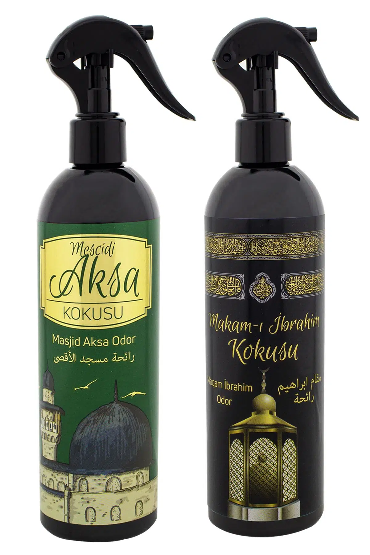 Mescidi Aksa Ve Makamı İbrahim Kokusu Sprey 400 Ml. Siyah Mescidi Aksa Ve Makamı İbrahim Kokusu Sprey 400 Ml. Siyah