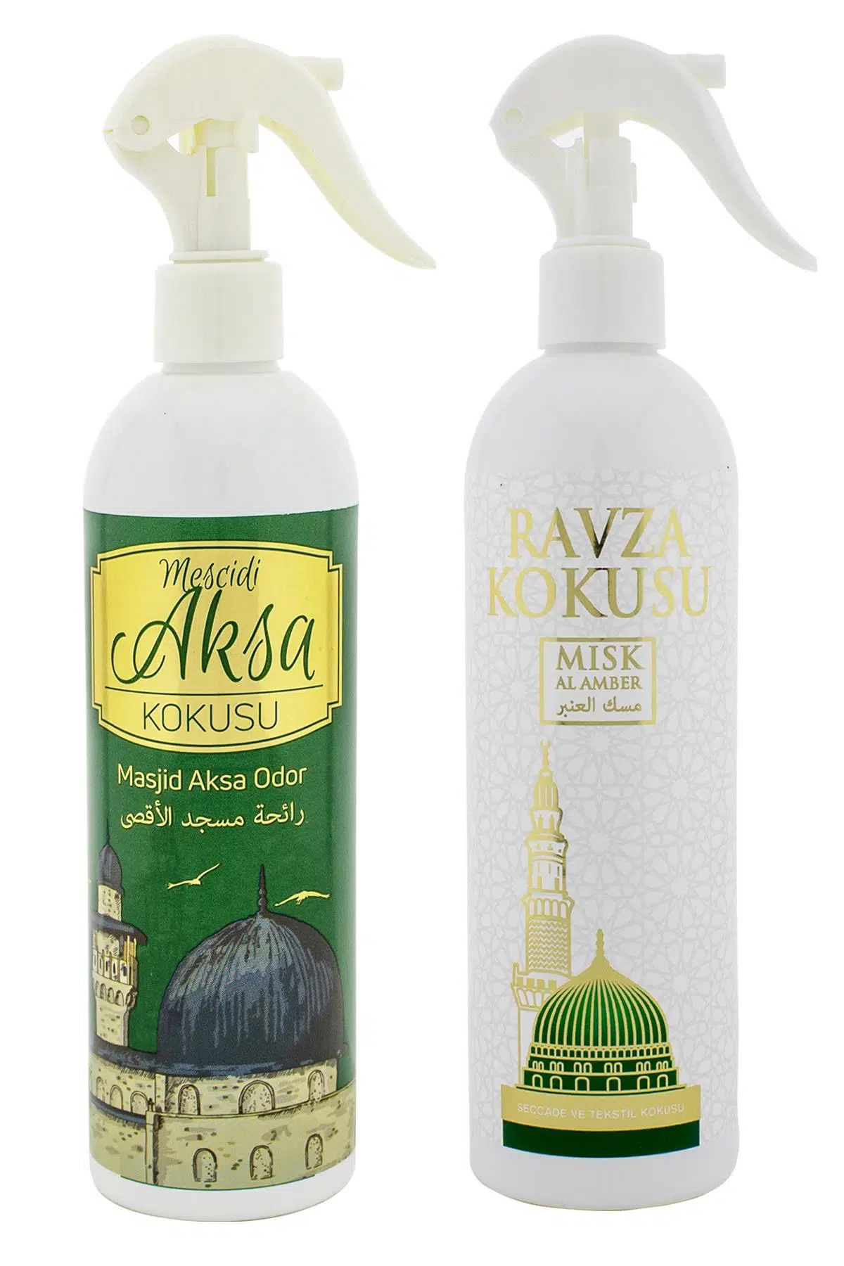 Mescidi Aksa Ve Medine Ravza Kokusu Sprey 400 Ml. Beyaz Mescidi Aksa Ve Medine Ravza Kokusu Sprey 400 Ml. Beyaz