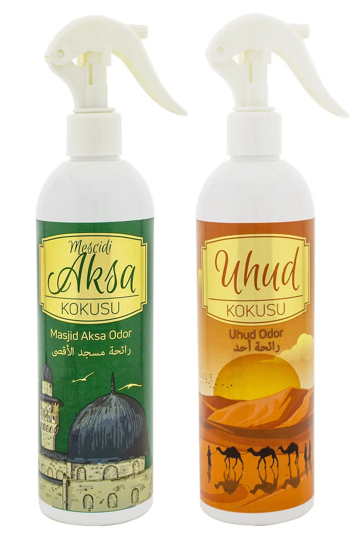Mescidi Aksa Ve Uhud Kokusu Sprey 400 Ml. Beyaz Mescidi Aksa Ve Uhud Kokusu Sprey 400 Ml. Beyaz