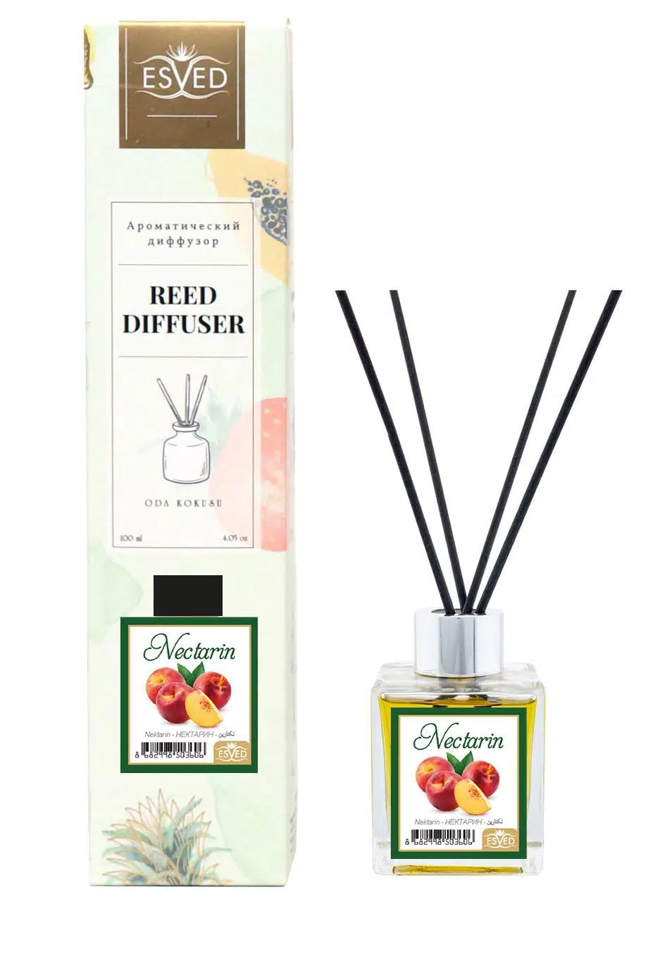 Nektarin Kokusu 100 Ml Çubuklu Oda Kokusu Yedek Dolum Şişesi Hediyeli Nektarin Kokusu 100 Ml Çubuklu Oda Kokusu Yedek Dolum Şişesi Hediyeli