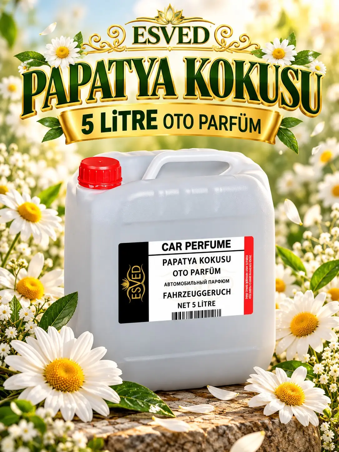 Papatya Kokusu Araba Kokusu, Oto Parfüm 5 Litre