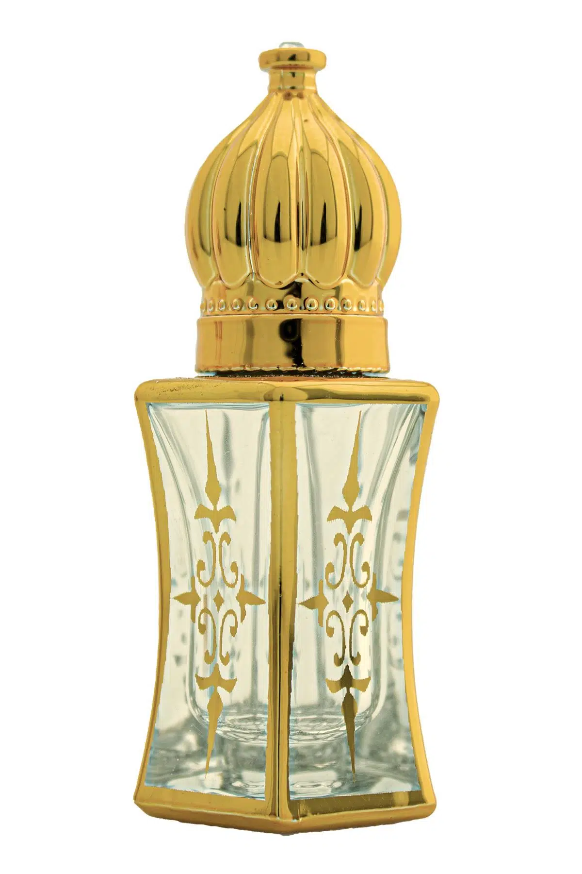 Parfüm Esans Cam Şişesi Gold Boş Esans Şişesi 6 Ml. Premium A115-6ML-2