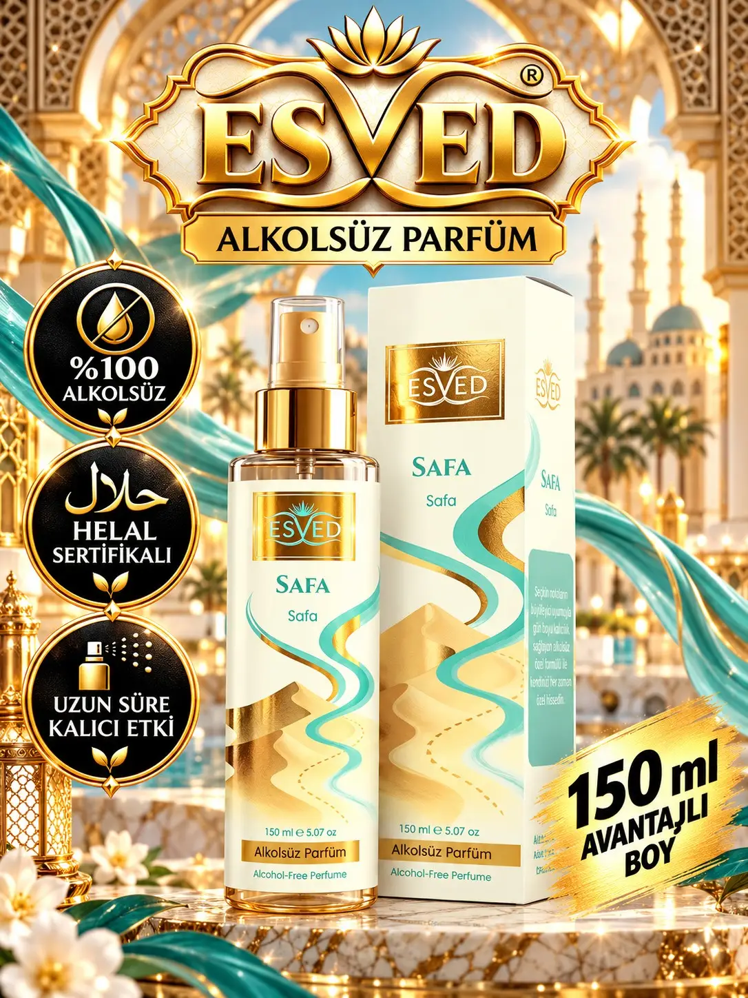 Safa Kokusu Alkolsüz Parfüm 150 ml.