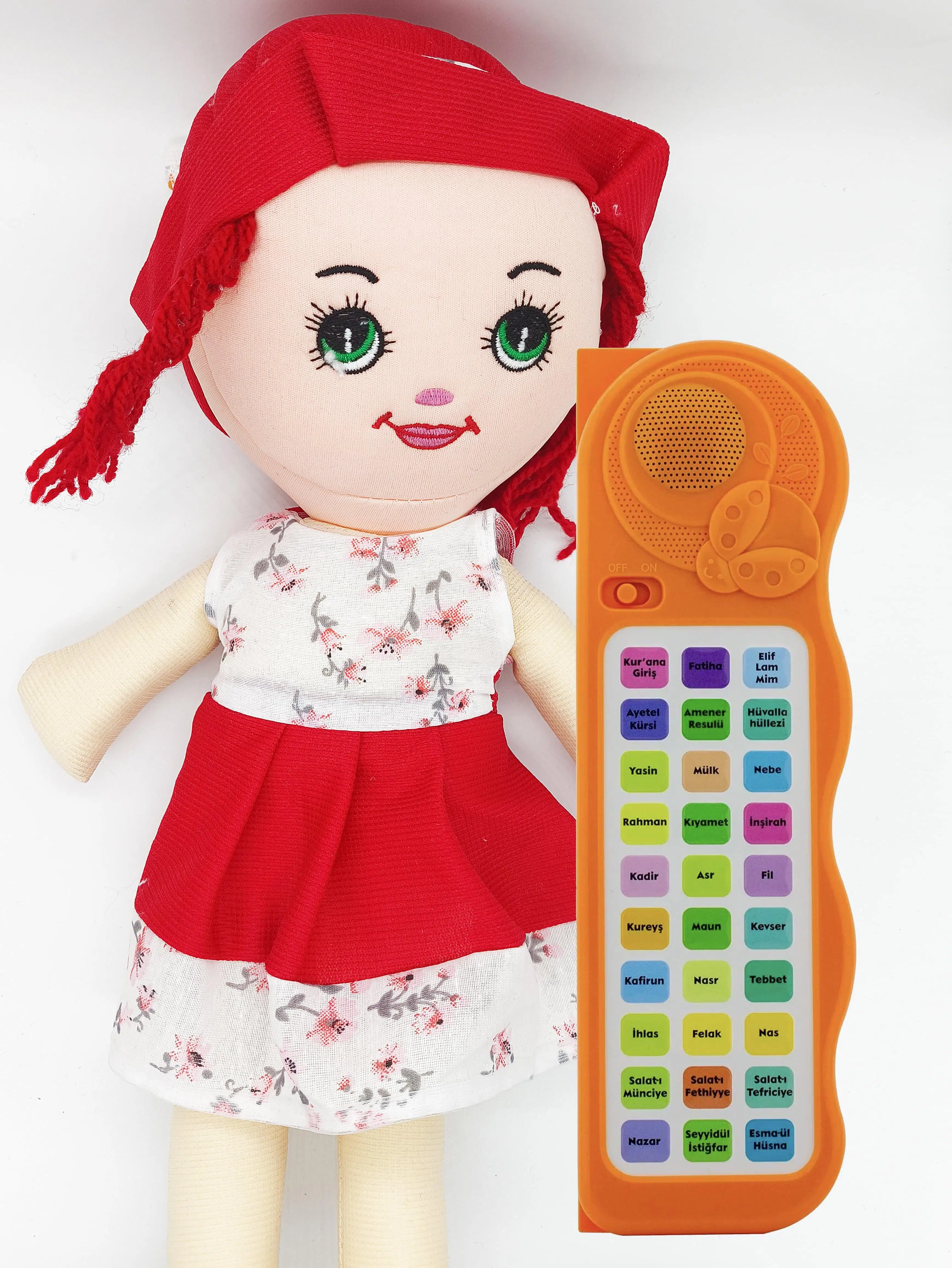 Sesli Yasini Şerif Ögreten Cihaz Turuncu Elif Bebek Hediyeli