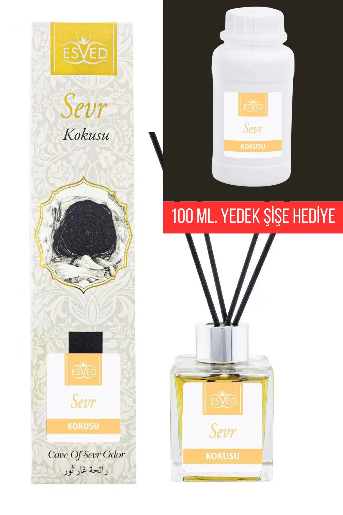 Sevr Kokusu 100 Ml Çubuklu Oda Kokusu Sevr Kokusu 100 ml. yedek dolum şişesi hediyeli Sevr Kokusu 100 Ml Çubuklu Oda Kokusu Sevr Kokusu 100 ml. yedek dolum şişesi hediyeli