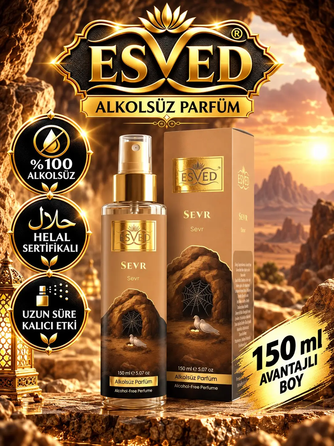 Sevr Kokusu Alkolsüz Parfüm 150 ml.