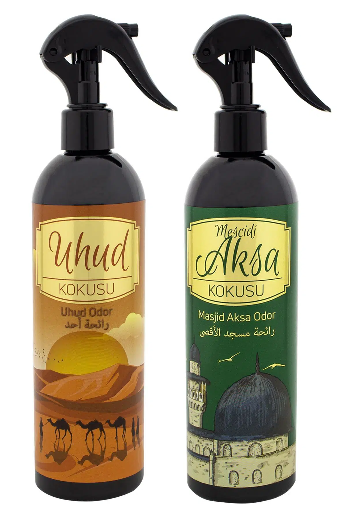 Uhud Ve Mescidi Aksa Kokusu Sprey 400 Ml. Siyah Uhud Ve Mescidi Aksa Kokusu Sprey 400 Ml. Siyah